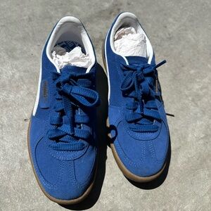 PUMA PALERMO Casual Lace Up Sneakers Cobalt Glaze Women’s Size 8.5.